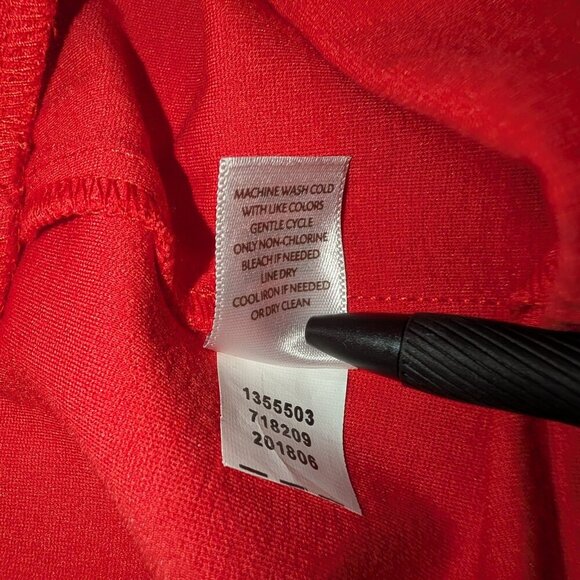 J. Jill Coral Salmon Pink Tailored Pencil Skirt | Women's Size S - Picture 8 of 8